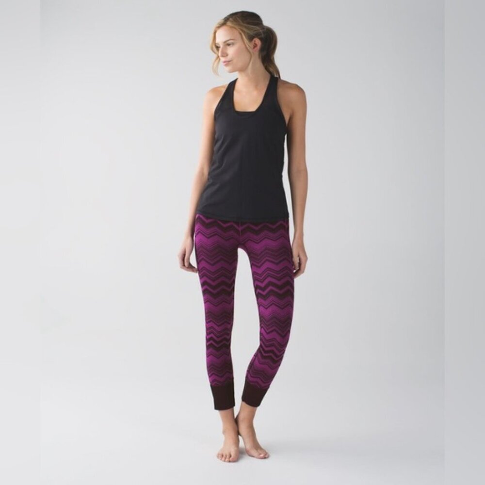 Lululemon Ebb To Street Pant Heathered Regal Plum No Size Tag 6